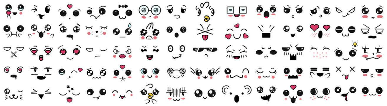 adorable, animal, anime, art, avatar, big set, cartoon, character, chat, collection, comic, concept, crazy, cry, cute, design, doodle, emoji, emoticon, emotion, expression, face, feeling, fun, funny, 