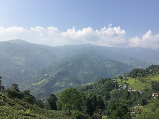 view of mountains