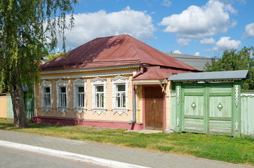 Old wooden house in Kolomna, Russia