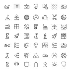Business icon set