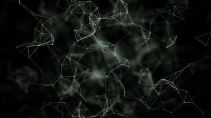 Graphic background molecule and communication. Connected lines with dots. Concept of the science, chemistry, biology, medicine, technology.