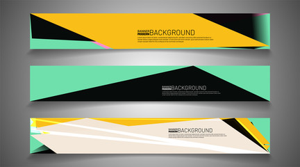 Vector material design banner background. Abstract creative concept graphic layout template.