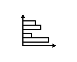 Graph line icon