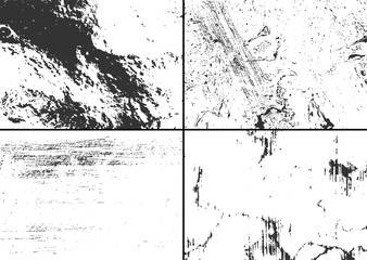 Distress dirty wall overlay texture set .