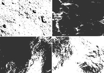 Distress dirty wall overlay texture set .