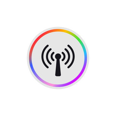 WiFi -  Modern App Button