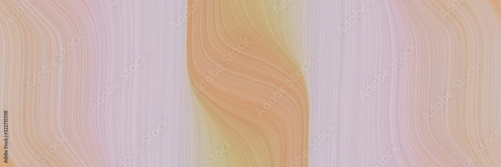 Poster modern header with silver, tan and dark khaki colors. fluid curved lines with dynamic flowing waves and curves