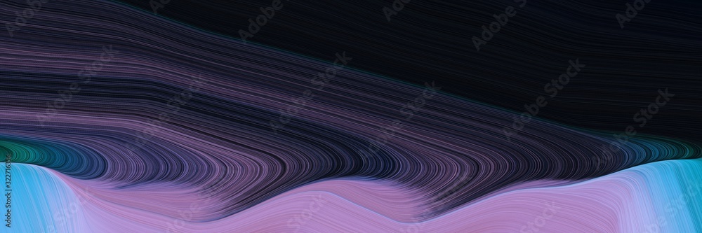 Poster decorative designed horizontal header with medium purple, light pastel purple and very dark pink col