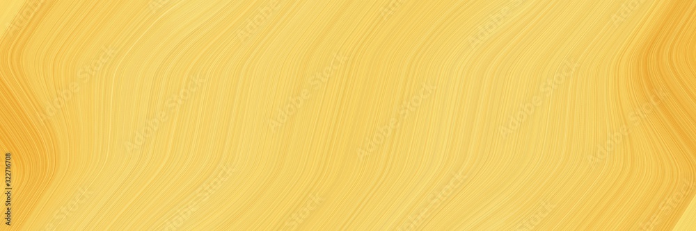 Poster dynamic banner with pastel orange, khaki and golden rod colors. fluid curved lines with dynamic flowing waves and curves