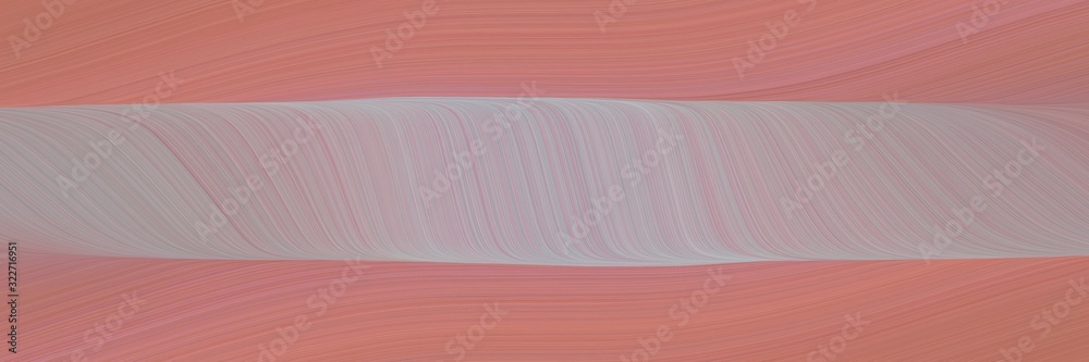 Poster decorative designed horizontal header with rosy brown, pastel purple and dark gray colors. fluid cur