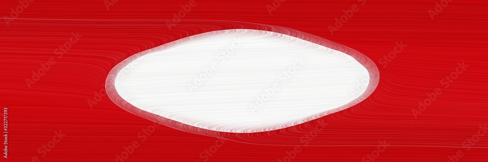 Poster surreal designed horizontal header with linen, strong red and indian red colors. fluid curved flowing waves and curves