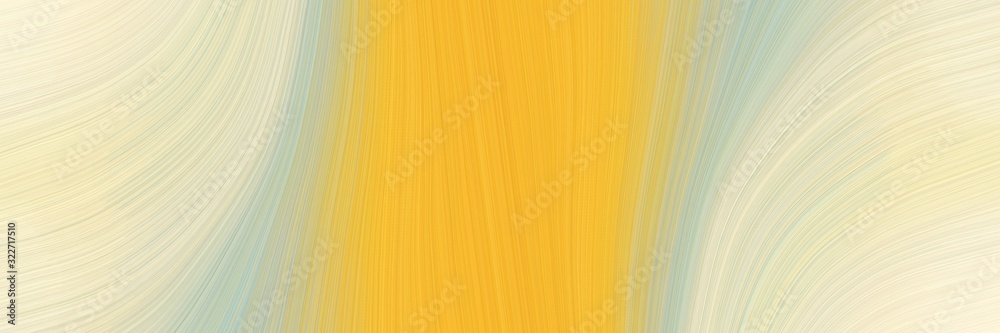 Poster dynamic header with wheat, pastel orange and ash gray colors. fluid curved lines with dynamic flowing waves and curves