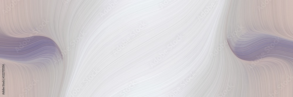 Poster modern designed horizontal header with light gray, light slate gray and dark gray colors. fluid curved lines with dynamic flowing waves and curves