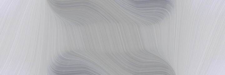 colorful designed horizontal header with ash gray, light gray and gray gray colors. fluid curved flowing waves and curves