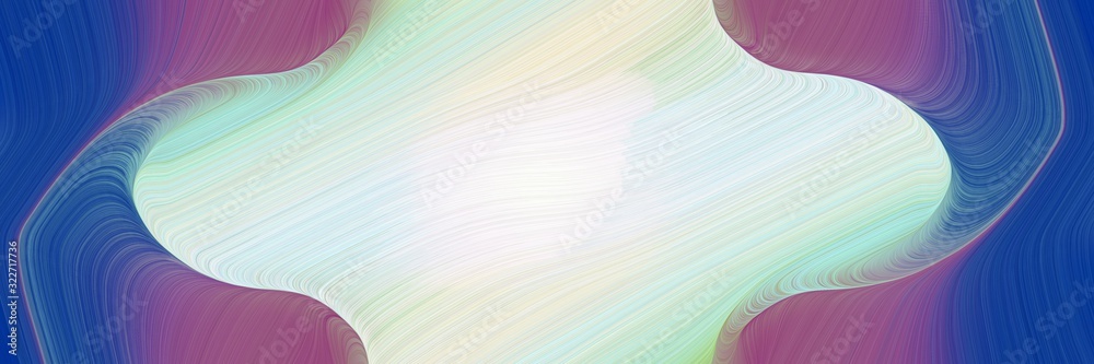Poster colorful header with dark slate blue, light gray and antique fuchsia colors. fluid curved lines with
