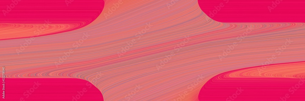 Poster colorful header with light coral, crimson and antique fuchsia colors. fluid curved lines with dynami