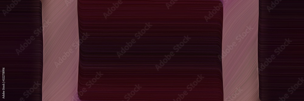 Poster dynamic banner design with very dark pink, pastel brown and old mauve colors. fluid curved flowing w