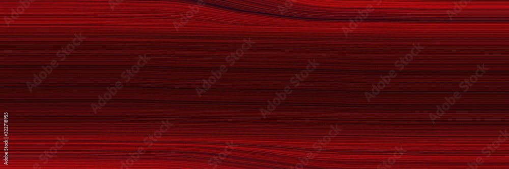 Aufkleber artistic banner design with very dark red, maroon and strong red colors. fluid curved lines with dyn