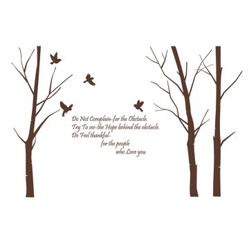 The beautiful tree with the quote