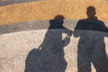 man walking on the road