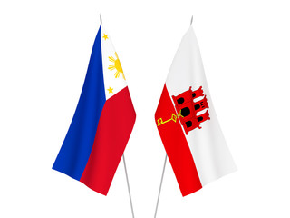 Gibraltar and Philippines flags