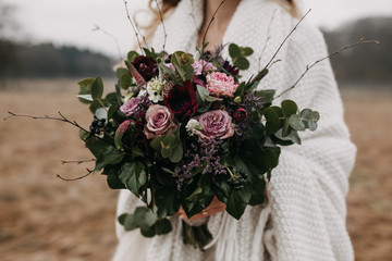 Brautstrauß Boho Hochzeit