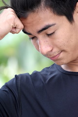 Obraz premium A Diverse Male And Depression