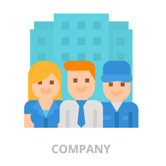 Obraz premium Company icon
