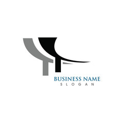 Bridge icon vector illustration Logo template design