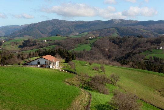 Basque farmhouse in Goierri,  Basque Country, Spain