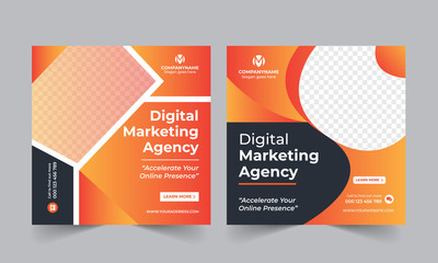 Business Instagram post template