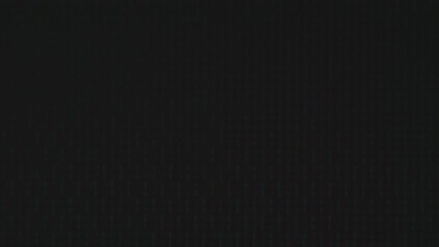 Typing of phrase with green letters on black background. After knock knock phrase people's name follow.