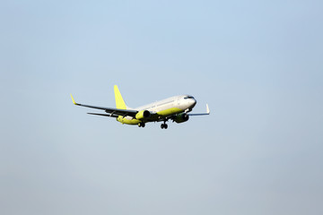 都心上空　飛行機