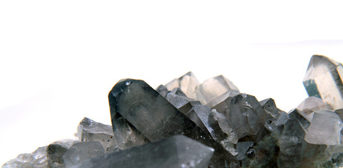 white crystal isolated