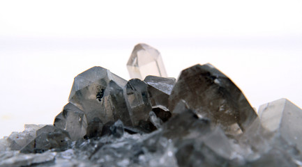 white crystal isolated