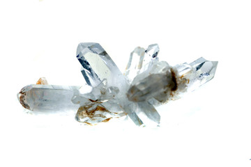 white crystal isolated