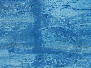 Obraz premium rough metal background with patchy blue color
