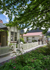 Historic city of Arrowtown. Western style. Goldmine city.  Queenstown New Zealand Mainstreet