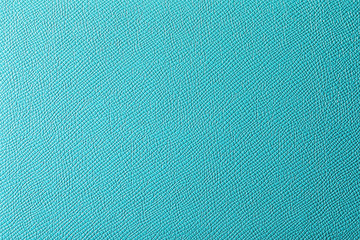 Fototapeta na wymiar Texture of turquoise leather as background, closeup