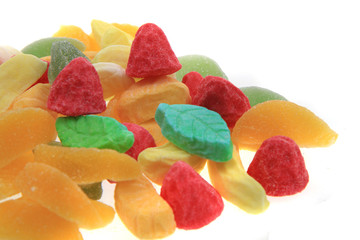jelly candies isolated