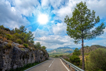 Mountainous area in the interior of Tarragona