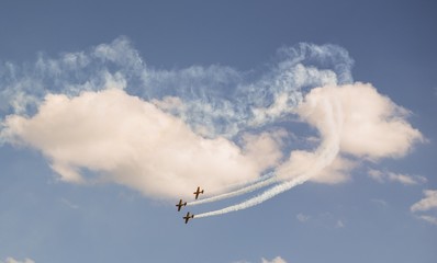 airplane in the sky