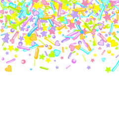 Sprinkles grainy. Cupcake dessert bakery confetti