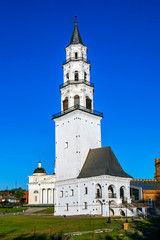 Fototapeta na wymiar Inclined tower of Demidov. Nevyansk. Sverdlovsk region. Russia