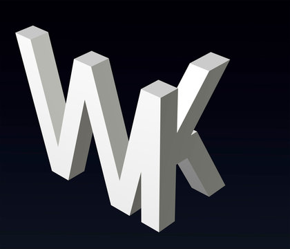 Font stylization of the letters W and Z, Y, W, V, T, R, P, O, N, M, L, K, H. G, F, E, D, B, A, font composition of the logo. 3D rendering.
