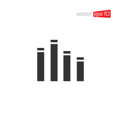 Equalizer Sound Icon Design Vector