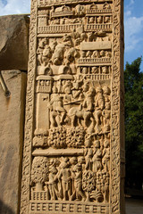 Life of King on Pillar, Sanchi