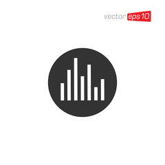 Equalizer Sound Icon Design Vector