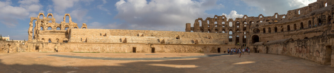 The amphitheatre El Jem, Tunisia, Africa