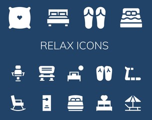 relax icon set
